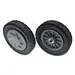 WHEEL FITS/REPL. Diameter: 204mm Tread Width: 45mm Bore: 12.7mm Hub Length: 37mm